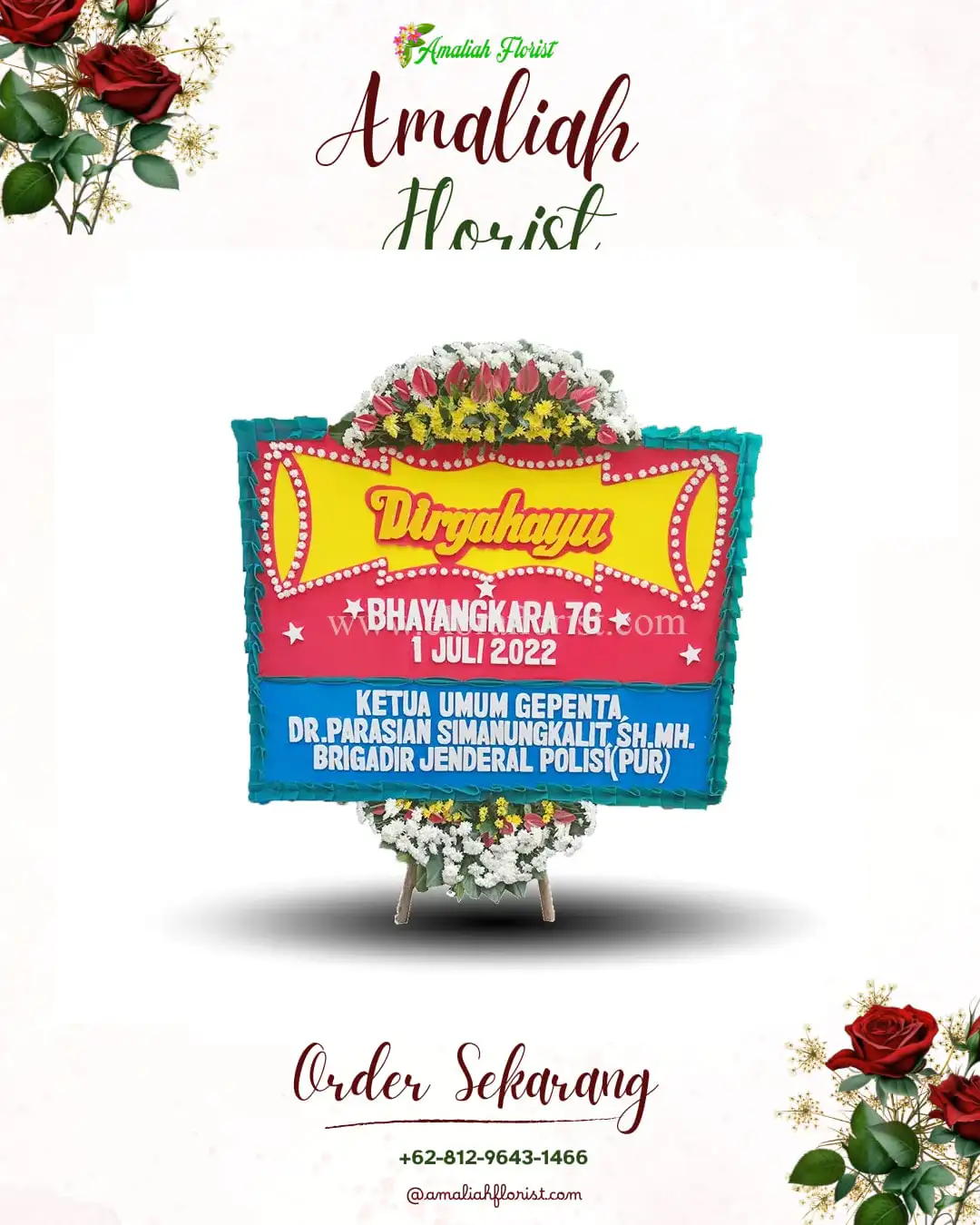 Papan Bunga HUT Ulang Tahun Kartini